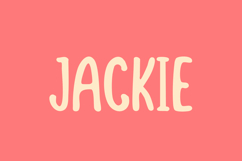 JACKIE Playful Handwritten Font Product Image 1