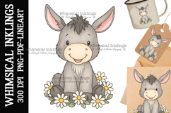 Jack-Donkey Sublimation Clipart Product Image 1