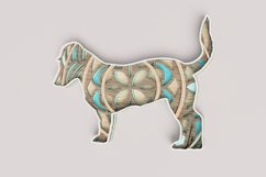 Dog Laser Cut File - Jack Russell Mandala Product Image 2