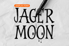 Jager Moon - Serif and Classical Display typeface Product Image 1