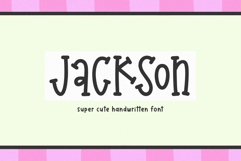 Jackson - Cute Handwritten Font Product Image 1