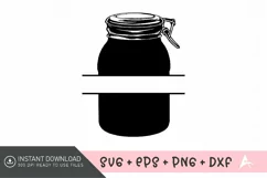 Jam jar SVG, Thank you teacher SVG, Teacher Appreciation SVG Product Image 1