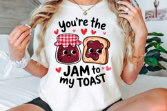 Jam To My Toast PNG, Funny Valentine PNG, Valentines Day PNG Product Image 2