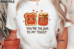 Jam To My Toast Valentines Day PNG Product Image 2