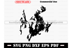 Jan Lake SK CA Map Silhouette SVG PNG DXF EPS PDF Product Image 1
