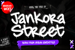 Jankora Street | Monoline Dripping Decorative Graffiti Product Image 1
