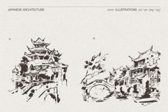 Traditional Japanese Architecture Illustrations Product Image 3