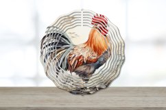 Japanese Watercolor Chicken Wind Spinner Bundle Product Image 5