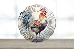 Japanese Watercolor Chicken Wind Spinner Bundle Product Image 4