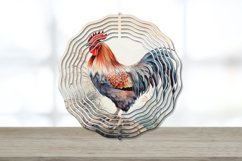 Japanese Watercolor Chicken Wind Spinner Bundle Product Image 3