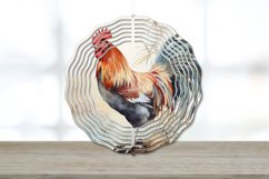 Japanese Watercolor Chicken Wind Spinner Bundle Product Image 2