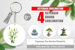 Zen Garden Elements Keychain Product Image 1