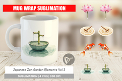 Zen Garden Elements Mug Wrap Product Image 1