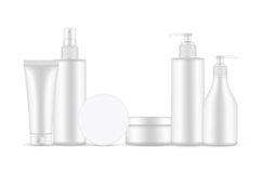Plastic Cosmetic Packaging Containers Mockups Product Image 1