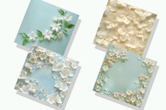 Jasmine Flowers Digital Paper Bundle Product Image 2