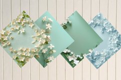 Jasmine Flowers Digital Paper Bundle Product Image 3