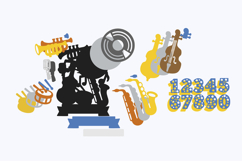 Jazz Cake Topper 3D SVG Product Image 3