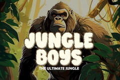 Jungle Boys | Decorative Display Webfont for Creative Design Product Image 3