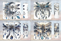Dragonfly Dreamcatcher Tumbler Sublimation, 20 oz Tumbler Product Image 2