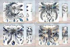 Dragonfly Dreamcatcher Tumbler Sublimation, 20 oz Tumbler Product Image 2