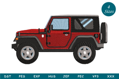 Jeep Machine Embroidery Product Image 1
