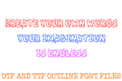 Jelly Splash Alphabet Lettering Font Liquid ABC OTF TTF Type Product Image 3