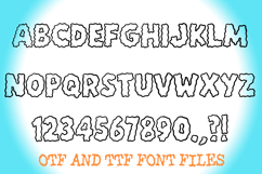 Jelly Wobble Doodle Font Fun Wavy Bubble Typeface Quirky Product Image 2