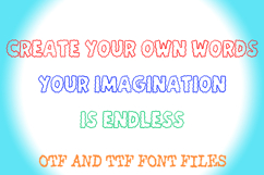 Jelly Wobble Doodle Font Fun Wavy Bubble Typeface Quirky Product Image 3