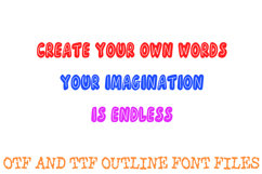 Jellybean Font Cartoon Bubble Hand Drawn Comic Lettering ABC Product Image 3