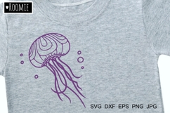 Ocean Sea SVG, Goldfish Turtle Jellyfish, Summer, Beach Product Image 3