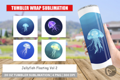 Tumbler Floating Jellyfish Product Image 1