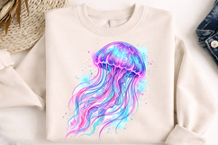 jellyfish png, sea creature, underwater clipart, watercolor jellyfish, ocean png, marine animal, ocean design, aquatic png, sublimation png, beach theme