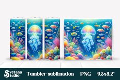 Jellyfish tumbler | Animal tumbler | Sea tumbler bundle Product Image 2