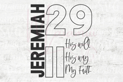 His Will His Way My Faith Jeremiah 29 11 PNG Christian Bible Product Image 4