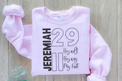 His Will His Way My Faith Jeremiah 29 11 PNG Christian Bible Product Image 3