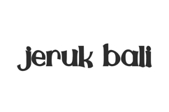 Jeruk Bali Font Product Image 1