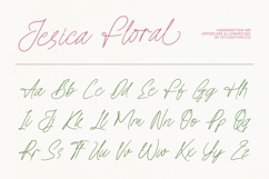 Jesica Floral - Handwritten Ink Font Product Image 6