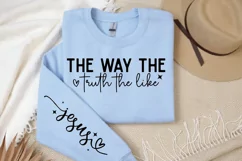 The Way The Truth Sleeve SVG, Motivational SVG Design Product Image 3