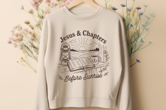 Jesus and Chapters SVG - Before Sunrise Christian PNG Design Product Image 2