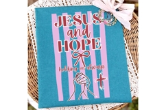 Jesus And Hope PNG, Striped jesus PNG, Inspirational Product Image 3