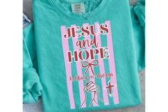 Jesus And Hope PNG, Striped jesus PNG, Inspirational Product Image 7