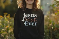 Jesus Best Gift Ever SVG, Christian SVG Design, Faith SVG Product Image 2
