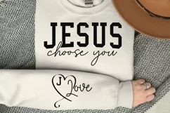 Jesus Choose You Sleeve SVG, Christian SVG Design Product Image 2