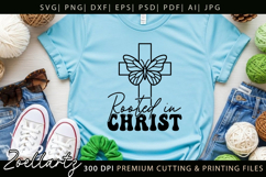 Rooted In Christ SVG for Cricut Jesus Faith Christian Quote Product Image 3