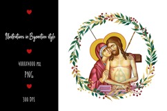 christening, vintage, religious, icon, communion, faith, sacrament, saviour, epiphany, christian, evangelical, orthodox, greek, art, saint, holy, king, baptism, confirmation, floral, religion, wreath, illustration, god, blessing, byzantine