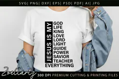 Jesus Faith Christian Quote SVG Cut Files Bible Cross SVG Product Image 2