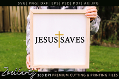 Jesus SVG for Cricut Faith Christian T-shirt Mug Design Product Image 4
