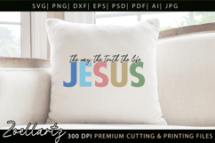 Jesus SVG Christian Quote SVG Jesus Faith T-shirt Mug Design Product Image 6