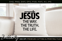 Jesus The Way The Truth The Life SVG Christian T-shirt Mug Product Image 2