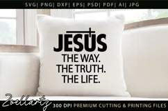 Jesus The Way The Truth The Life SVG Christian T-shirt Mug Product Image 2